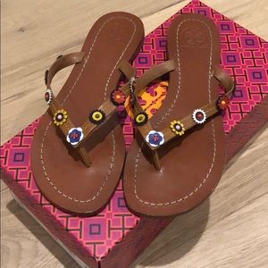 Tory Burch Marguerite Terra Thong